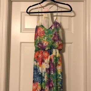 Floral maxi dress